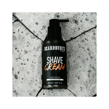 Crème de rasage Amber Midnight anti-irritations Beardburys