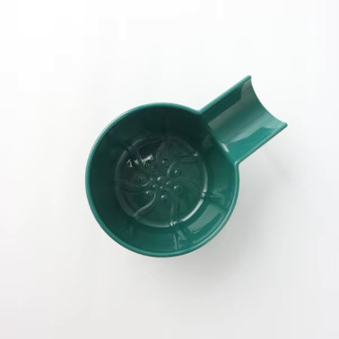 Bol de rasage vert foncé en plastique de la marque YAQI 