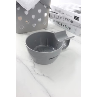 Bol de rasage gris clair en plastique de la marque YAQI 