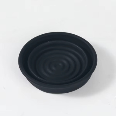 Bol de rasage de la marque YAQI rétractable en silicone noir