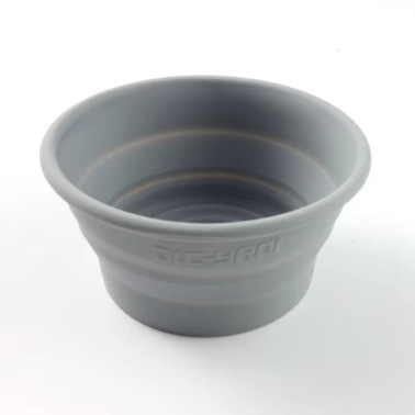 Bol de rasage pliable de la marque YAQI en plastique gris clair