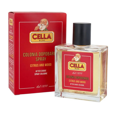 Eau de Cologne après-rasage "Citrus & Wood" - Cella Milano