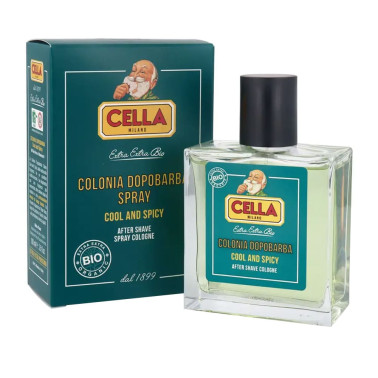 Eau de Cologne après-rasage Bio "Cool & Spicy" - Cella