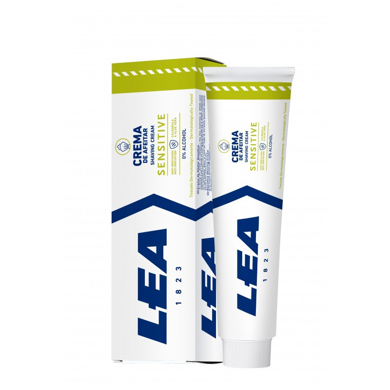 Crème à Raser "Sensitive" - LEA – 100g Rasage Doux