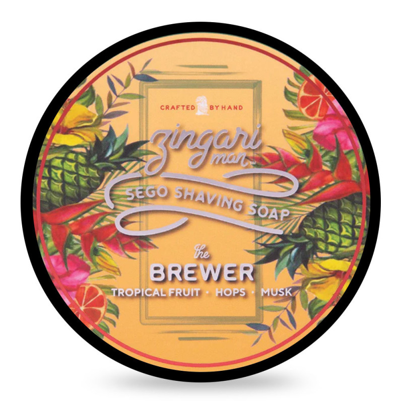 Savon de rasage crémeux "Brewer" signé Zingari Man