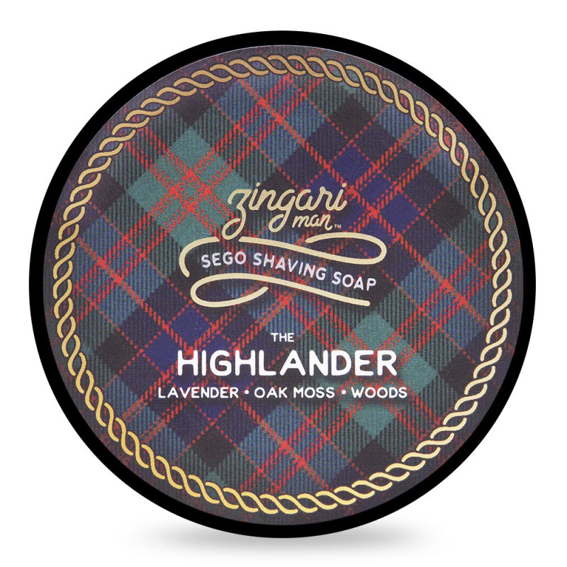 Savon de rasage crémeux "Highlander" signé Zingari Man