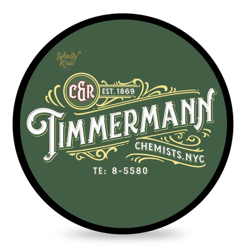 Savon de rasage "Timmermann Vert" signé Wholly Kaw