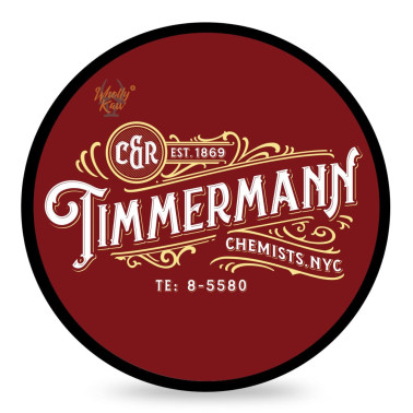 Savon de rasage "Timmermann Rouge" signé Wholly Kaw