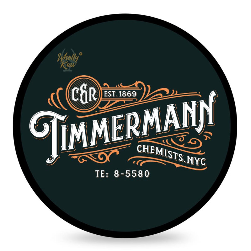 Savon de rasage "Timmermann Noir" signé Wholly Kaw