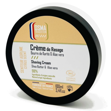 Creme de Rasage "Agrumes" Laboratoire OSMA Tradition