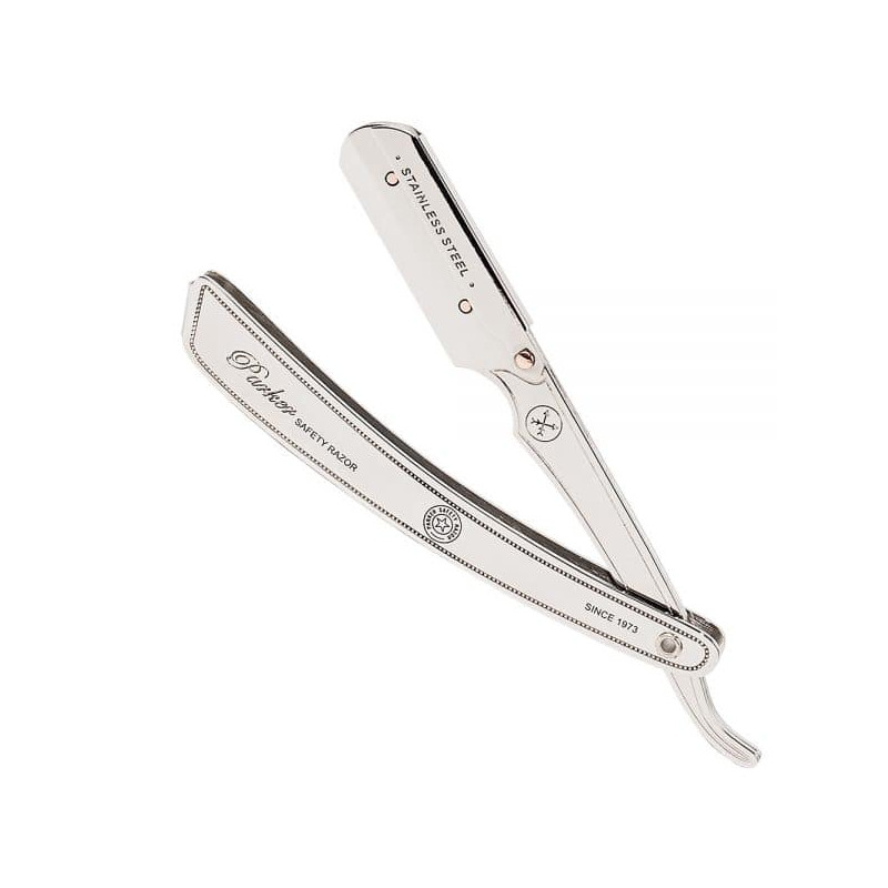 Rasoir Shavette SRX Parker en acier inoxydable