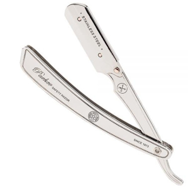 Rasoir Shavette SRX Parker en acier inoxydable