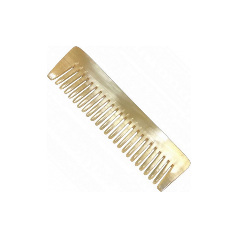 Peigne à barbe et moustache en corne