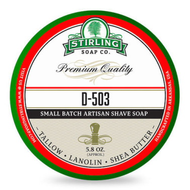 Savon de rasage D-503 Stirling Soap Company