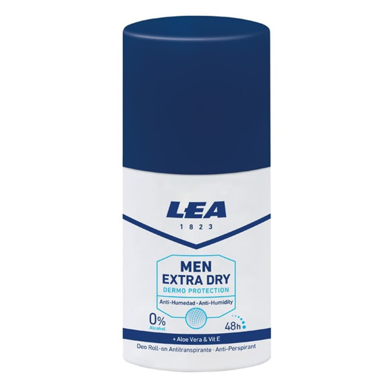 Déodorant Roll-On Lea - "Men Extra Dry" Protection 48h 