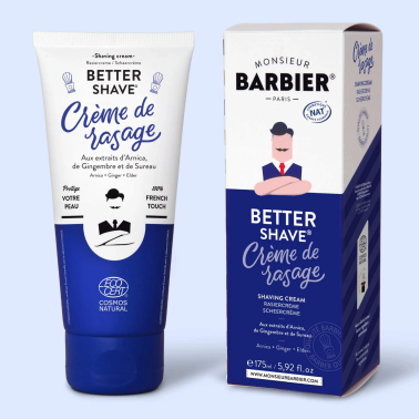 Crème de rasage - BETTER SHAVE - Monsieur Barbier 