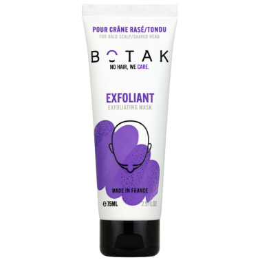 Masque exfoliant, purifiant BOTAK pour crâne rasé/ chauve 