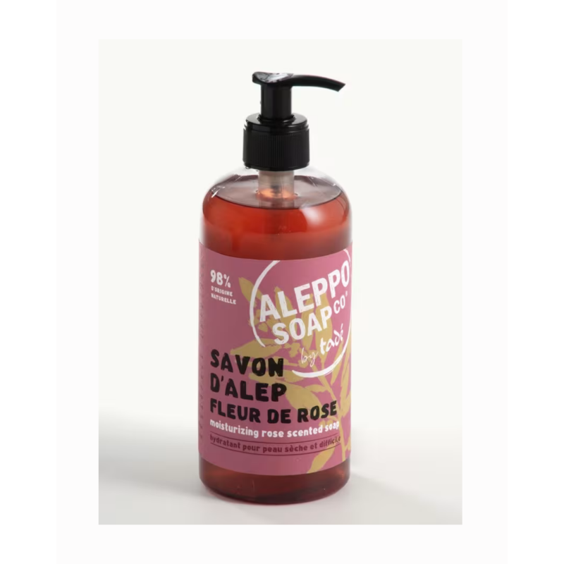 Savon d'Alep Liquide Fleur de rose - TADE 500ml