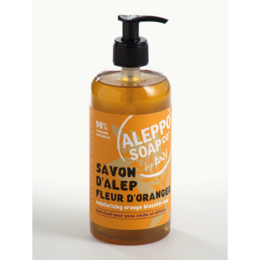 Savon d'Alep Liquide Fleur d'Oranger - TADE 500ml