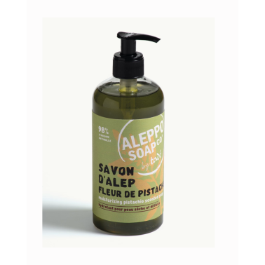 Savon d'Alep Liquide Fleurs de Pistache - TADE 500ml