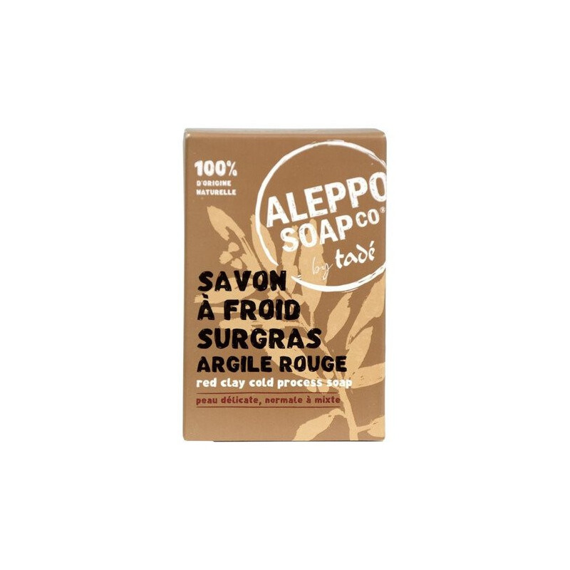 Savon à Froid Surgras Argile Rouge - TADE 150G