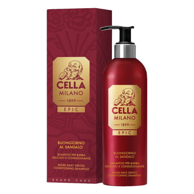 Shampoing "Buongiorno al Sandalo" pour la barbe Cella