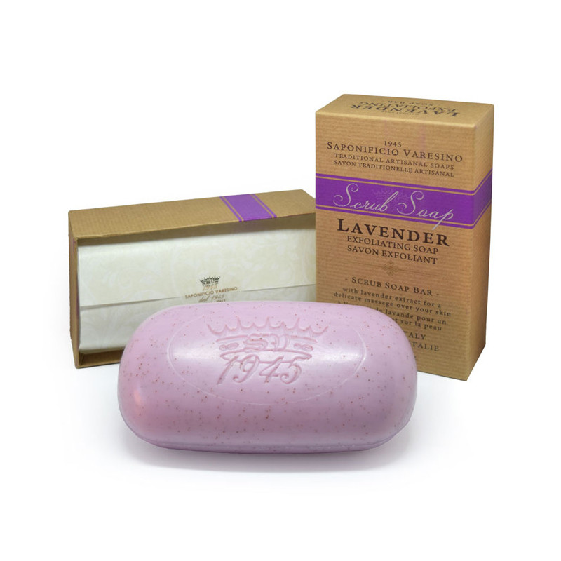 Savon Corps exfoliant "Lavender" Saponificio Varesino
