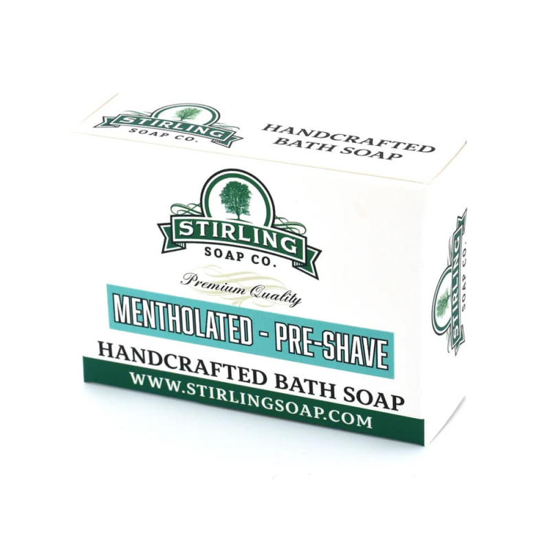 Savon de Pré-Rasage menthol - Stirling Soap Compagny