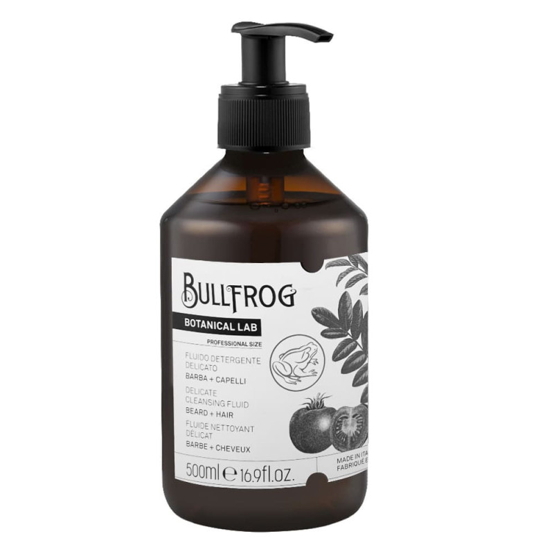 Shampoing pour la barbe et cheveux Bullfrog 500ml