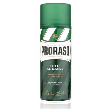 Mousse de rasage Proraso verte