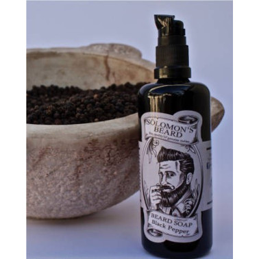 Shampoing pour la Barbe au poivre Solomon's Beard 