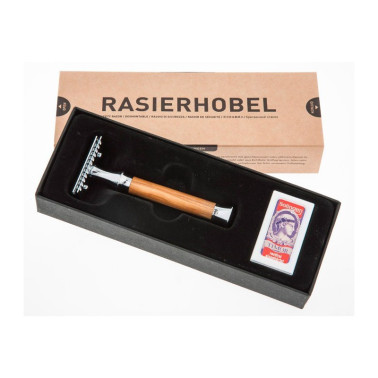 Rasoir de sécurité peigne Giesen & Forsthoff en olivier