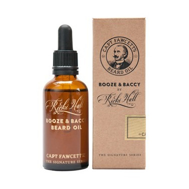 Huile à barbe "Booze and baccy" Capt. Fawcett's signature Ricky Hall