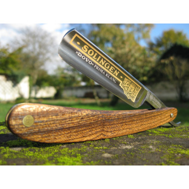 Rasoir DOVO Prima Klang en bois de bocote