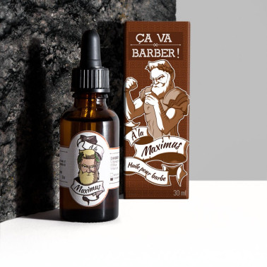 Huile à barbe "A la Maximus"  Ça va Barber !