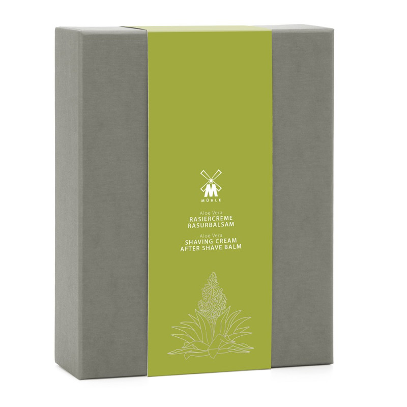 Coffret soins de rasage à l'aloe vera Muhle