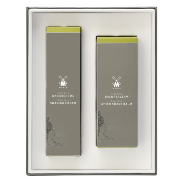 Coffret soins de rasage à l'aloe vera Muhle