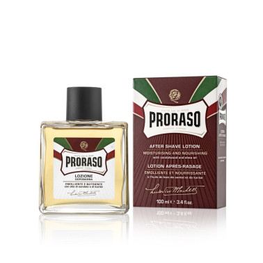 Apres-rasage Proraso ligne rouge