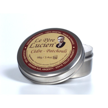 Petit Savon à barbe Père Lucien Cèdre/Patchouli