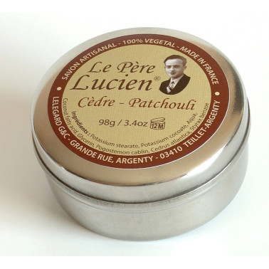 Petit Savon à barbe Père Lucien Cèdre/Patchouli