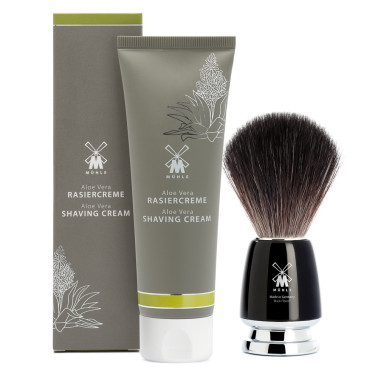 Coffret soins de rasage débutant à l'aloe vera Muhle