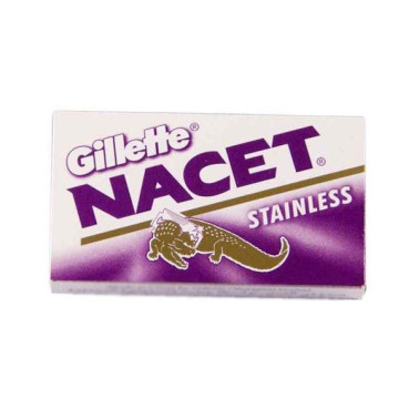 Lames Gillette "Nacet" Stainless par 5