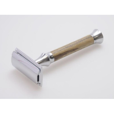 Rasoir de sécurité Giesen & Forsthoff en bois zebrano