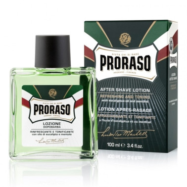 Apres-rasage Proraso ligne verte