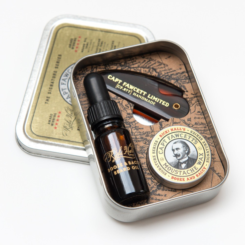 Kit Barbe et Moustaches Capt. Fawcett's signature Ricki Hall