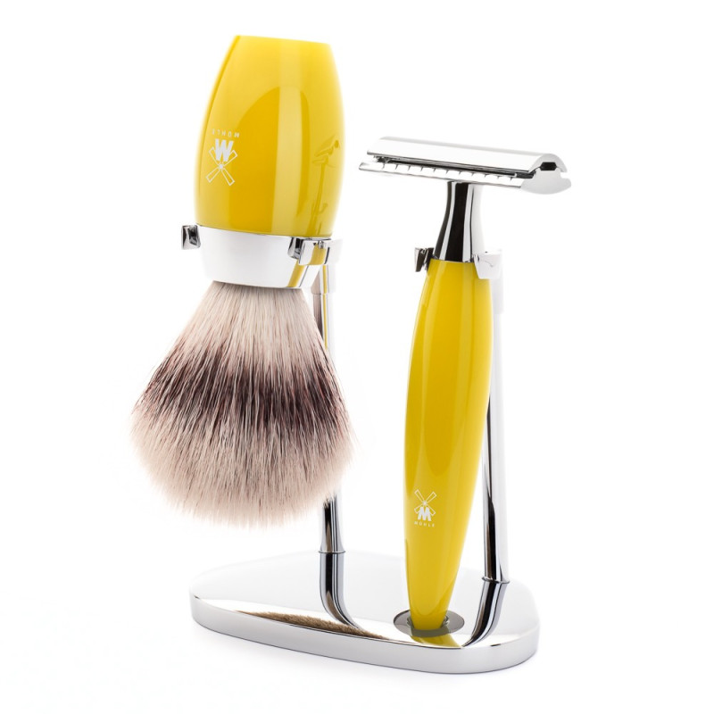 Coffret rasoir de sécurité Mühle Kosmo citrine