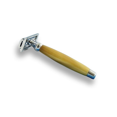 Rasoir de sécurité corne blonde Gentleman Barbier