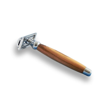 Rasoir de sécurité bois d'olivier Gentleman Barbier