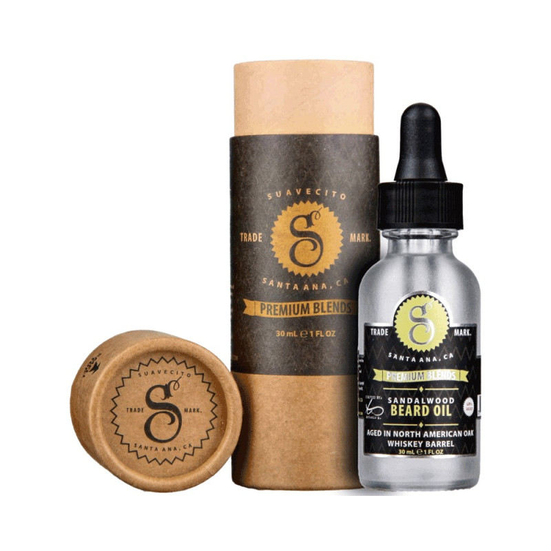 Huile à barbe premium "Sandalwood" Suavecito