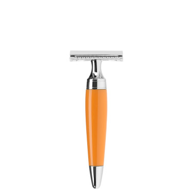 Rasoir de sécurité STYLO orange Mühle droit